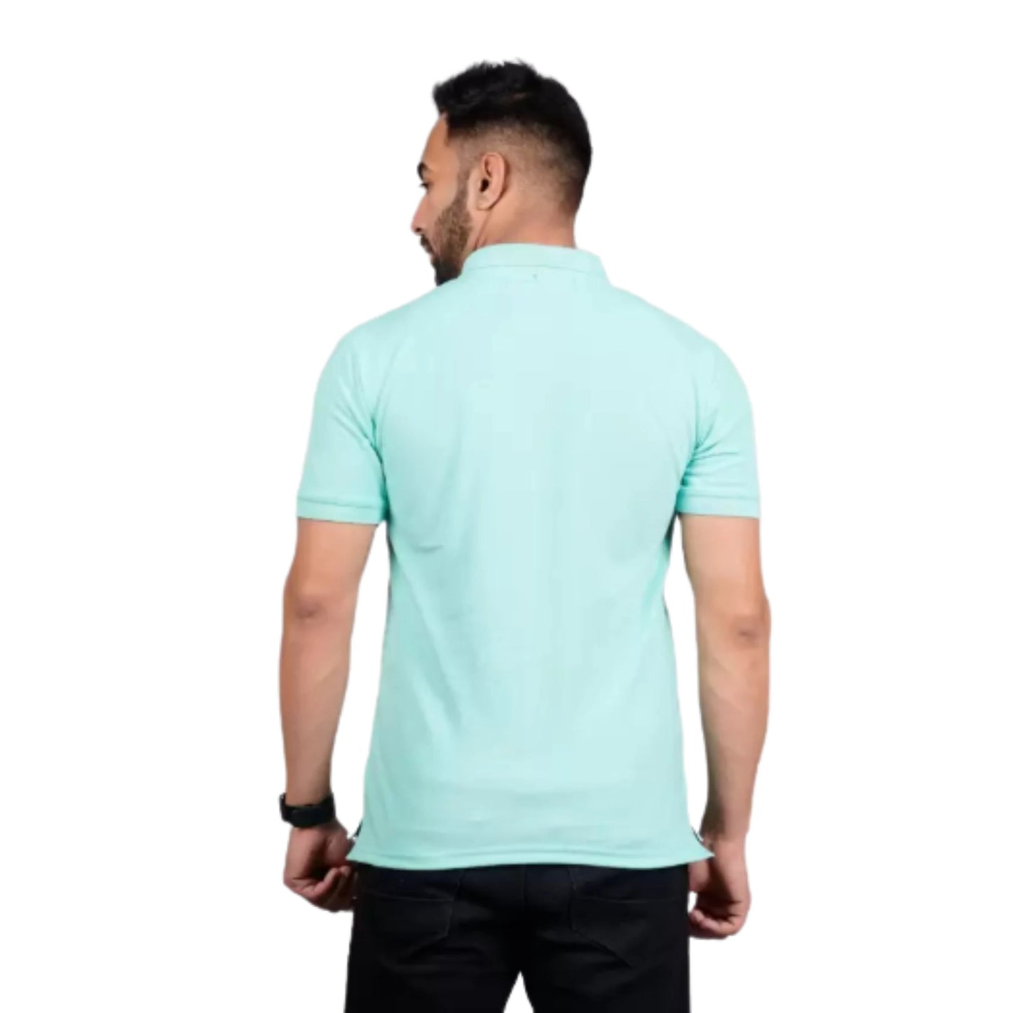Men Pocket Metty Light Green T-Shirt with FickaPlus Ficka Official