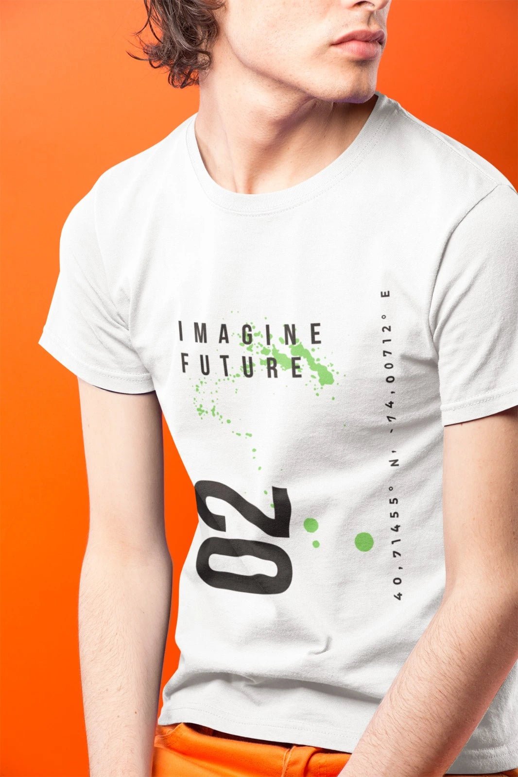 Ficka’s Iconic White Cotton Printed T-Shirt – Perfect for Everyday Style