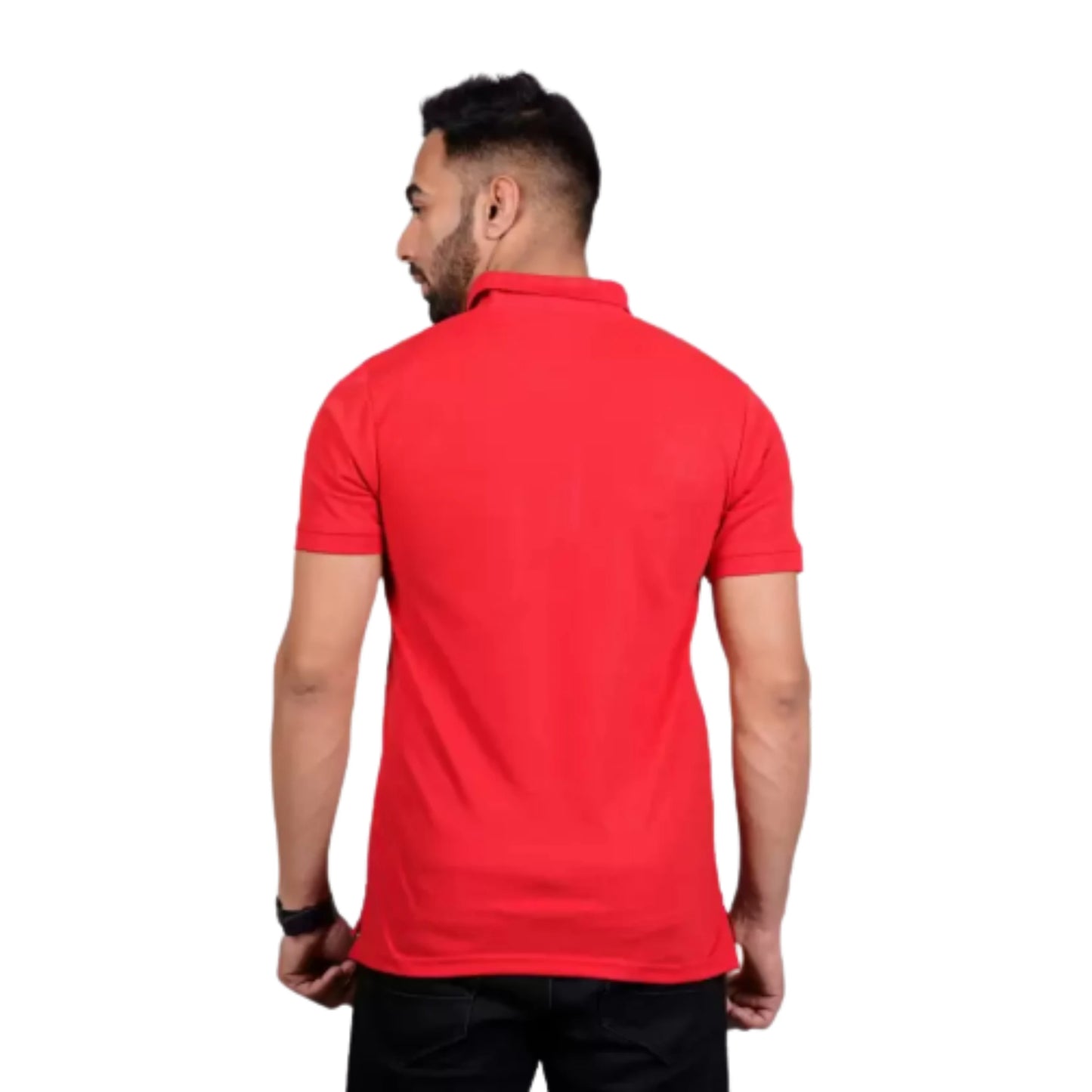 Men Pocket Metty RedT-Shirt with FickaPlus