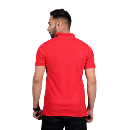 Men Pocket Metty RedT-Shirt with FickaPlus