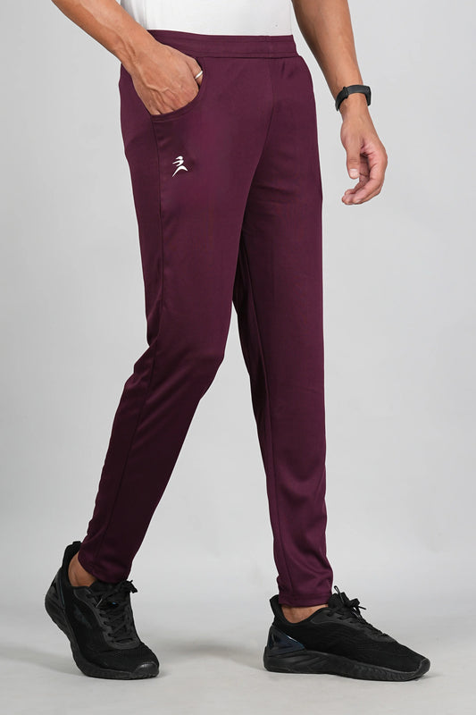 Ficka Men Sports Maroon Trackpant - Ficka.in