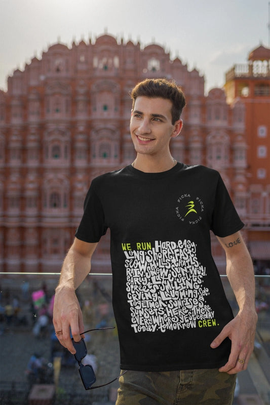 FICKA’s Fresh Black Prints: Best New Cotton T-Shirts for Men