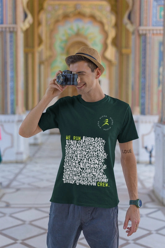 FICKA’s Fresh Olive Prints: Best New Cotton T-Shirts for Men