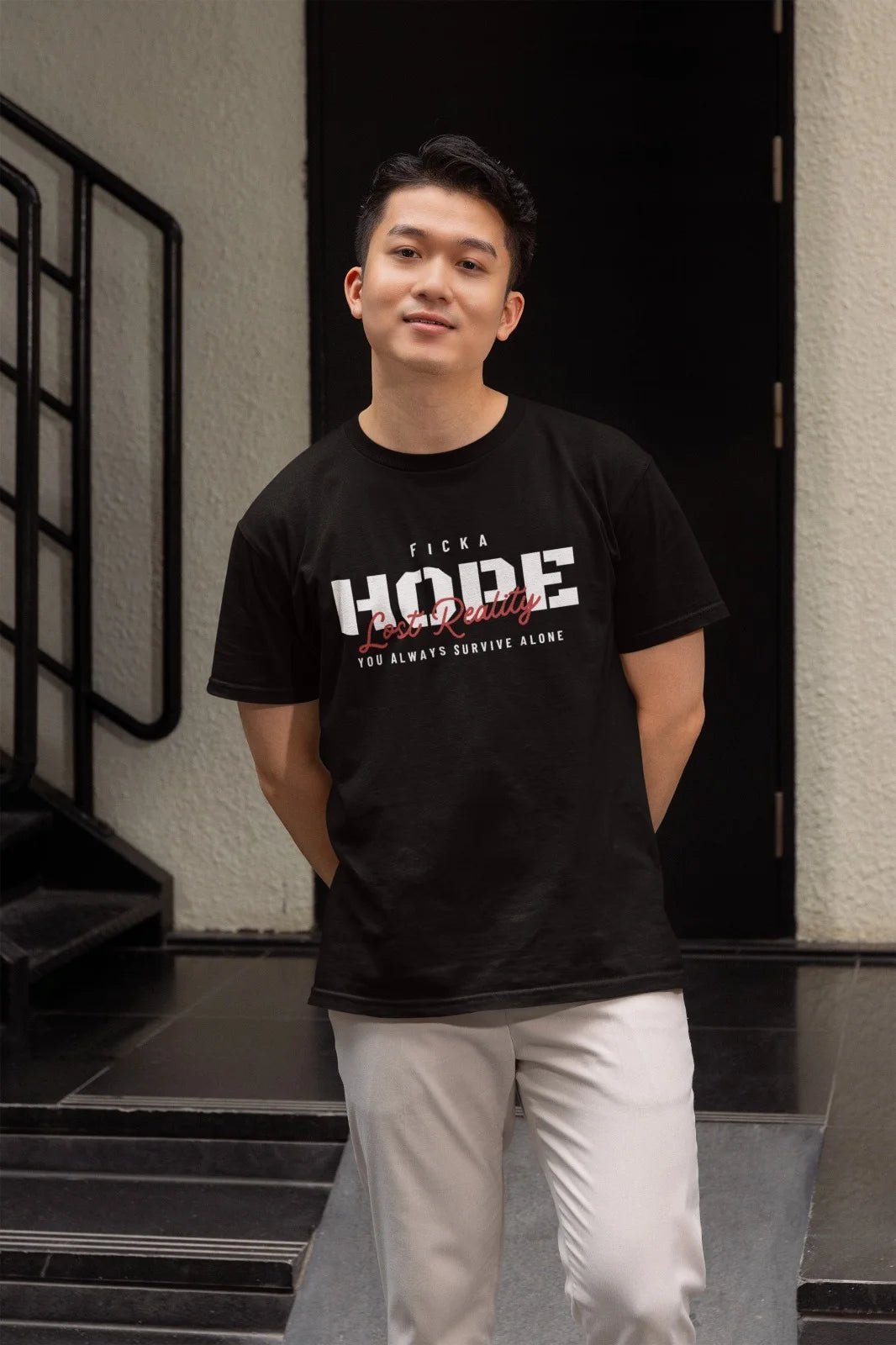 Men's Cotton Printed Black  T-Shirt Design for Inspired Style