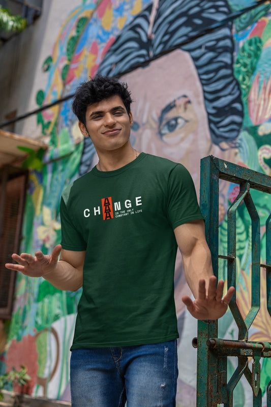 Ficka's Premium Green Cotton Changer Printed for Men’s Fashion