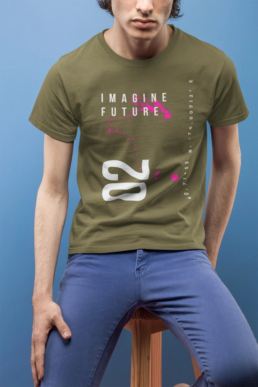 Ficka’s Iconic Camel Cotton Printed T-Shirt – Perfect for Everyday Style