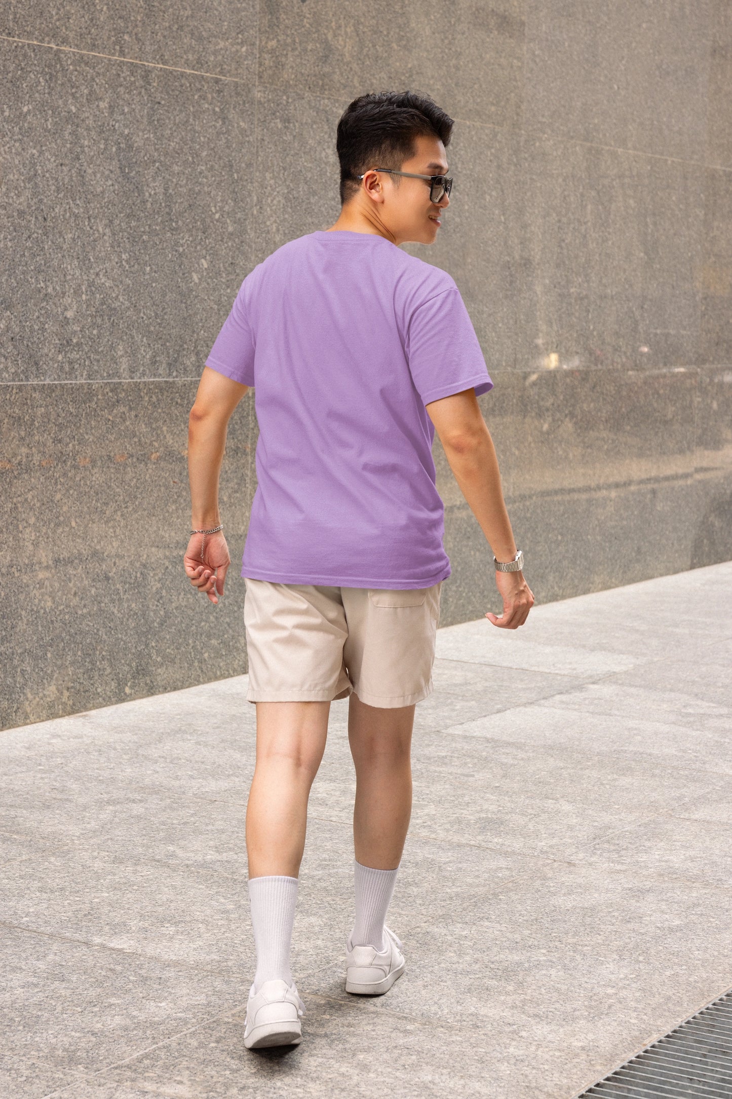 Men Sky Skate Printed Regular Fit Cotton T-Shirt