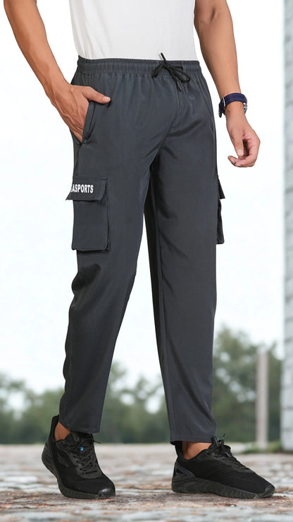 Ficka Lightweight Cargo Trackpant For Men