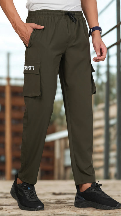 Ficka Lightweight Cargo Trackpant For Men
